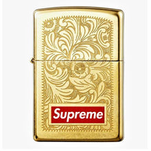 Load image into Gallery viewer, Supreme Engraved Brass Zippo Brass (2014)
