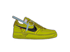 Nike AF1 x OFF-WHITE "Volt" Pin