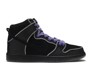 Nike Dunk SB High Black Purple Box Size 9