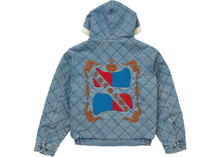 Load image into Gallery viewer, Supreme Quilted Denim Pilot Jacket Washed Blue Size S
