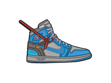 Load image into Gallery viewer, Air Jordan 1 x OFF-WHITE “UNC” Pin
