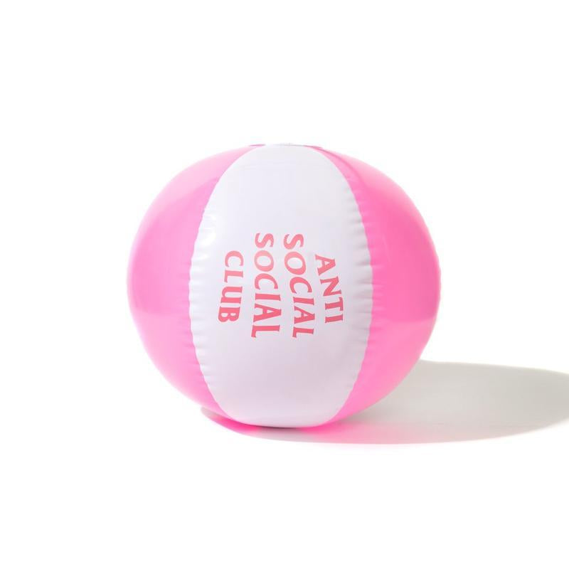 ANTI SOCIAL SOCIAL CLUB BEACH BALL - WHITE/PINK