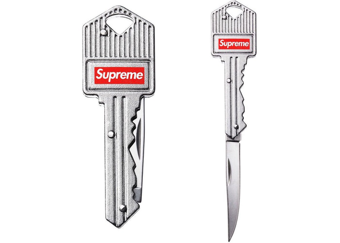 Supreme Key Knife Silver