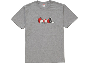 Supreme Cat in the Hat Tee Grey Size M / L / XL