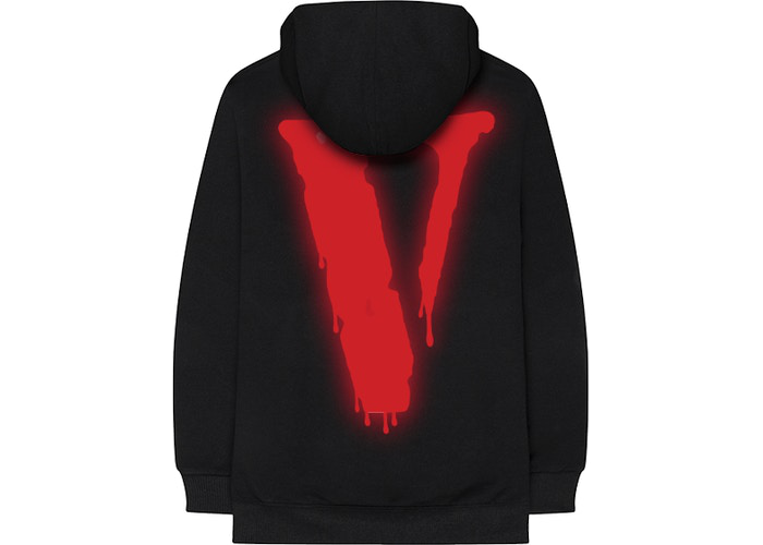 Nav x Vlone Drip Pullover Hoodie Black Size XL