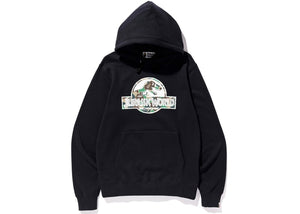 BAPE x Jurassic World Logo Pullover Hoodie Black Size M