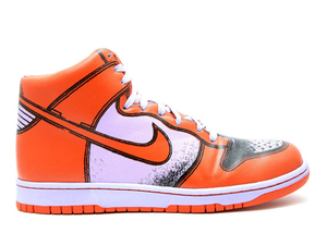 Nike Dunk High 1 Piece Premium Orange (2008) Size 11 US