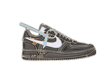 Load image into Gallery viewer, Nike AF1 x OFF-WHITE Sneaker Pin (Black)
