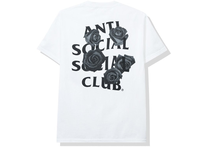 Anti Social Social Club Bat Emoji Tee White Size L