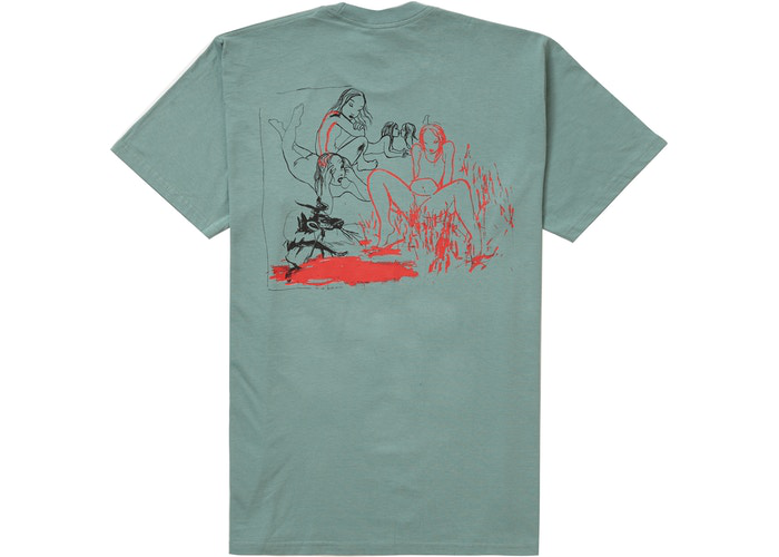 Supreme Heroines Tee Dusty Teal Size S