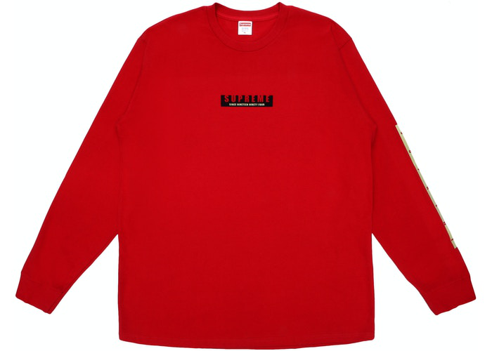 Supreme 1994 LS Tee Red Size L