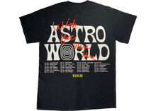 Load image into Gallery viewer, Travis Scott Astroworld Tour Wish You Were Here Tee Black Size XL
