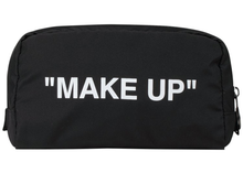 Load image into Gallery viewer, OFF-WHITE Make Up Pouch Black/White
