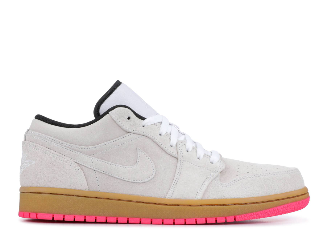 Jordan 1 Low White Gum Hyper Pink