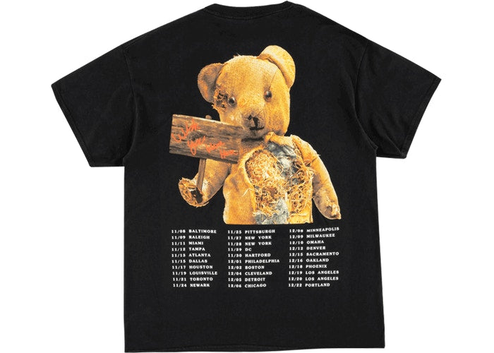 Travis Scott Teddy Bear Tee Black Size  XL