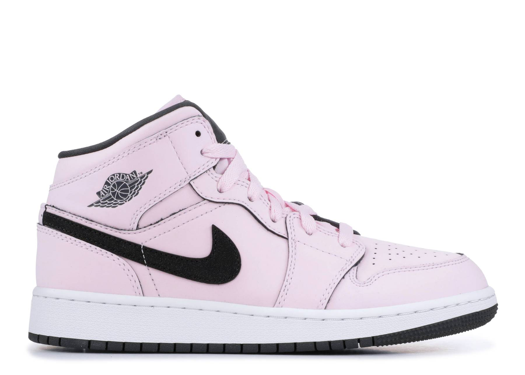 Jordan 1 Mid Pink Foam (GS) Size 7Y