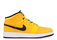 Load image into Gallery viewer, Jordan 1 Mid University Gold Black (GS) Size 6.5Y
