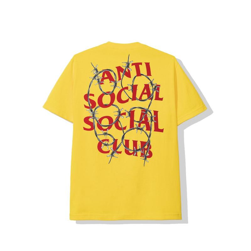 Anti Social Social Club Barbara Tee - Yellow Size  L