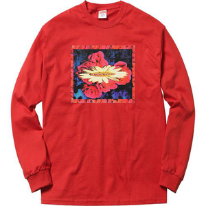 Supreme Bloom L/S Tee Red Size M