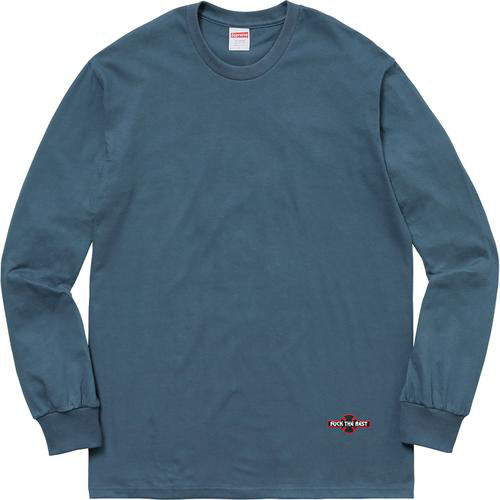 Supreme Independent Fuck the Rest L/S Tee Dark Slate Size M