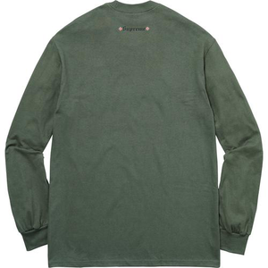 Supreme Independent Fuck The Rest Long Sleeve Tee Olive Green Size M