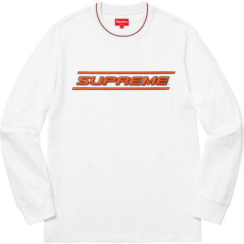 Supreme Bevel L/S Top White Size L