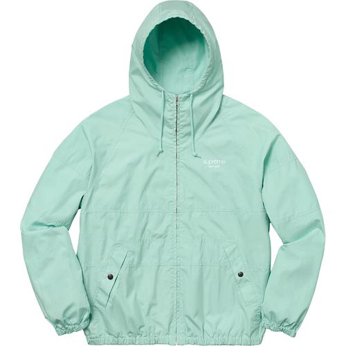 Supreme Cotton Hooded Raglan Jacket Sea Foam Size L