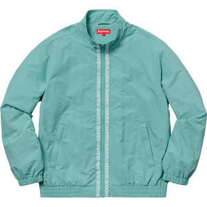 Supreme Classic Logo Taping Track Jacket Pale Green Size M