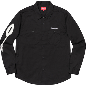 Supreme Rose L/S Work Shirt Size L