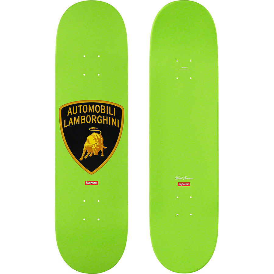 Supreme Automobili Lamborghini Skateboard Lime