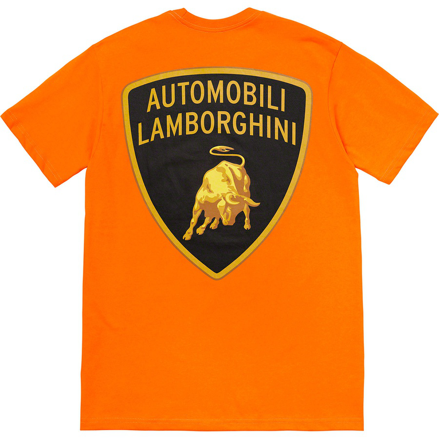 Supreme Automobili Lamborghini Tee Orange Size M