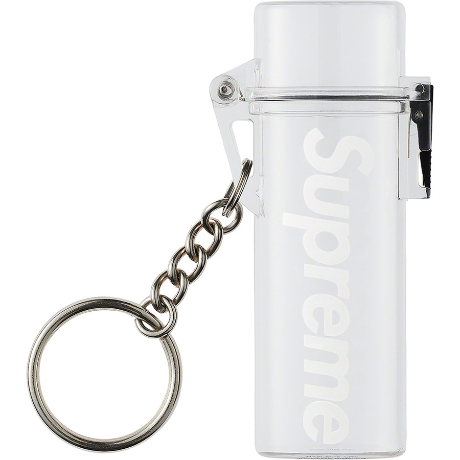 Supreme Waterproof Lighter Case Keychain Clear