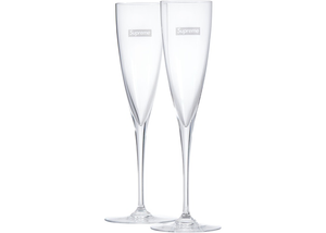 Supreme Baccarat Dom Perignon Flute Set Clear