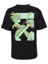 Load image into Gallery viewer, OFF-WHITE Racing Casual Tee Black/Green Size XS
