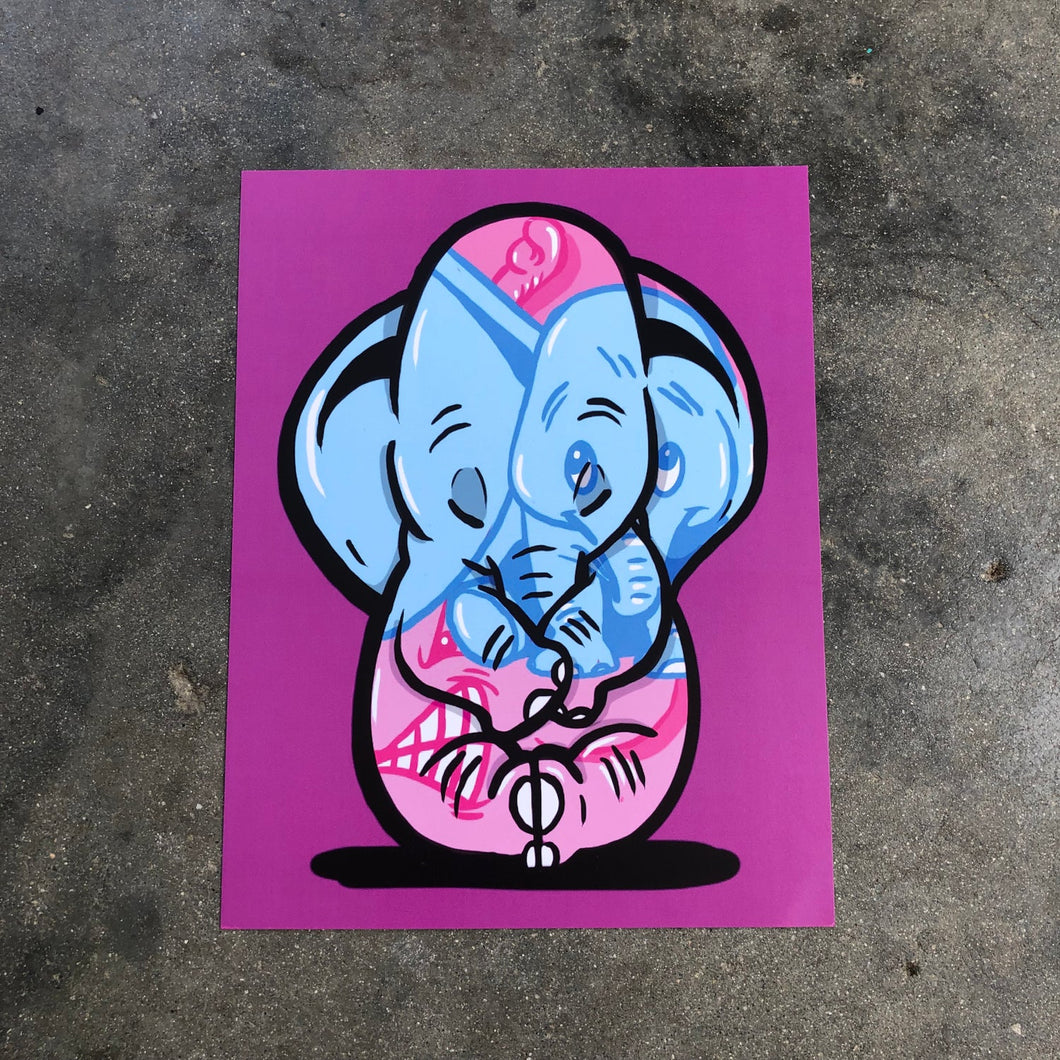 Baby D by AngelOnce PRINT (Signed & Stamped)