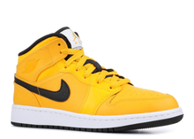 Load image into Gallery viewer, Jordan 1 Mid University Gold Black (GS) Size 6.5Y
