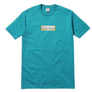 Supreme Bling Box Logo Tee Teal (2013) Size L