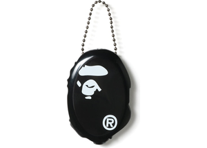 BAPE Ape Head Coin Pouch Black