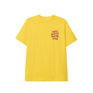 Anti Social Social Club Barbara Tee - Yellow Size  L