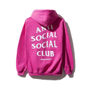 Anti Social Social Club Hello Kitty Hoodie - Pink Size XS