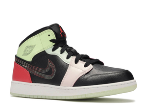 Jordan 1 Mid Glow-In-The-Dark (GS) Multi Sizes