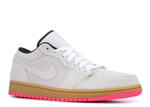 Jordan 1 Low White Gum Hyper Pink