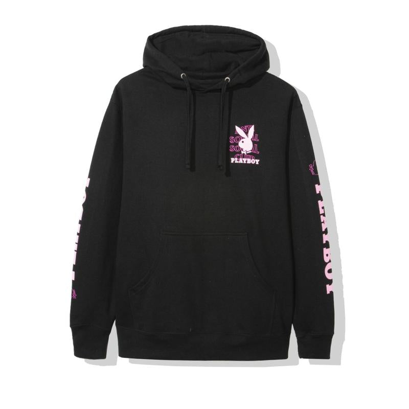 Anti Social Social Club Playboy FW19 Hoodie - Black Size XXL