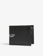 Load image into Gallery viewer, OFF-WHITE Quote Bifold Wallet  &quot;BI-FOLD&quot; Black White
