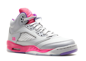 Jordan 5 Retro Cement Grey Pink (GS) Size 6Y