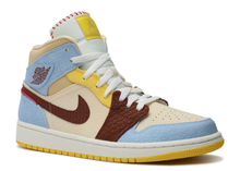 Load image into Gallery viewer, Jordan 1 Mid SE Fearless Maison Chateau Rouge
