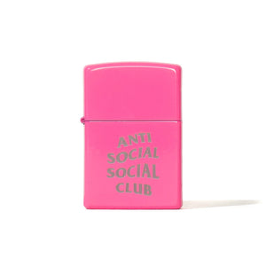 Anti Social Social Club ASSC Zippo Lighter Pink