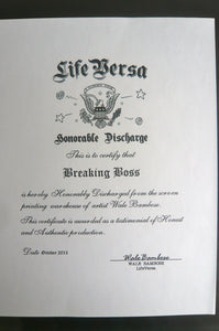 Life Versa `Breaking Boss' (2013) Print Signed