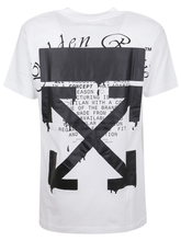 Load image into Gallery viewer, OFF-WHITE Dripping Arrows S/S Over T-shirt White Size XL
