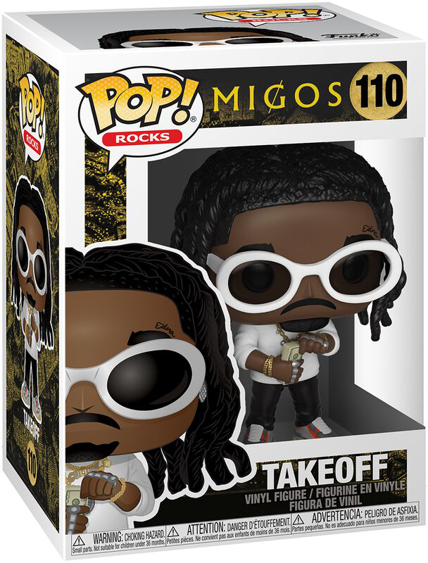 Migos Takeoff Rocks Vinyl Figur 110